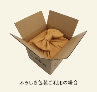 ふろしき包装ご利用の場合